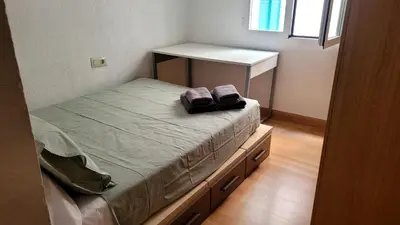 Cama o camas de una habitación en Apartment Turquesa - Almería