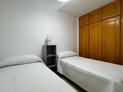 Cama o camas de una habitación en El Faro Puerto Rey - Vera Playa