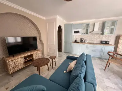 Una cocina o zona de cocina en Vera Costa cerca de la playa