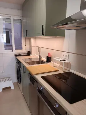 Una cocina o zona de cocina en Apartamento en Águilas