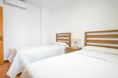 Cama o camas de una habitación en Casa Luna - San José