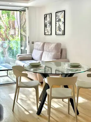 Zona de estar de Apartamento céntrico en almeria