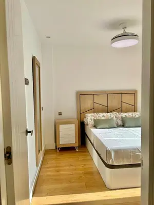 Cama o camas de una habitación en Apartamento céntrico en almeria
