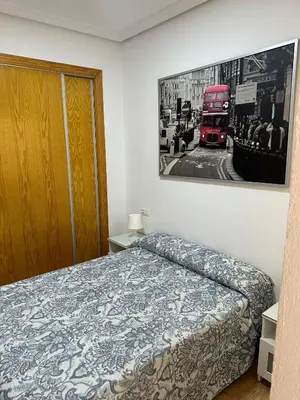 Cama o camas de una habitación en Casa Ciudad Jardín