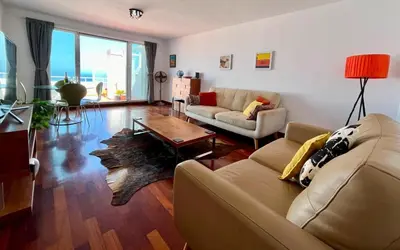 Zona de estar de Penthouse apartment - Mojacar Pueblo - 1 Bedroom - Sleeps 2 - R105