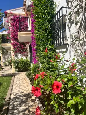 Jardín al aire libre en Apartamento Sol y Mar