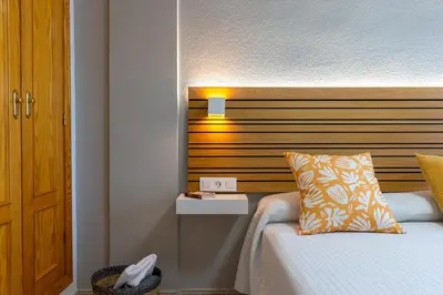 Cama o camas de una habitación en Mediterráneo Studio R&R