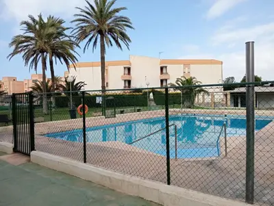 Piscina en o cerca de CT 288 AL - Faro's Retamar Cuddly Nest for 2
