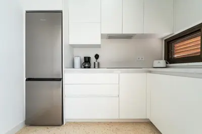 Una cocina o zona de cocina en CT 288 AL - Faro's Retamar Cuddly Nest for 2
