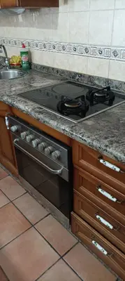 Una cocina o zona de cocina en Villa Oasis