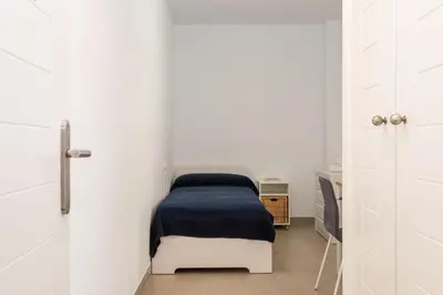 Cama o camas de una habitación en Apto ATENAS, Retamar, Cabo de Gata