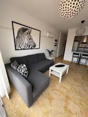 Una cocina o zona de cocina en APARTAMENTO ATICO Vera playa Puerto Rey