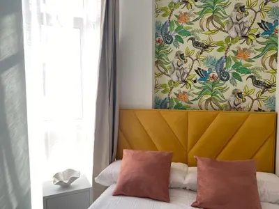 Cama o camas de una habitación en Pura Vida