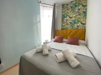 Cama o camas de una habitación en Pura Vida