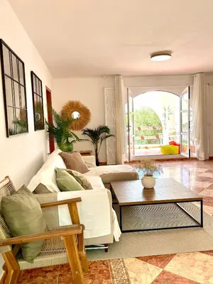 Zona de estar de Villa Garriga