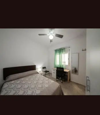 Cama o camas de una habitación en Playa Zapillo Costa