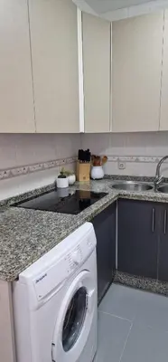 Una cocina o zona de cocina en Ventana al Mediterráneo