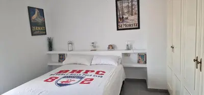 Cama o camas de una habitación en Ventana al Mediterráneo