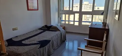 Cama o camas de una habitación en Ventana al Mediterráneo