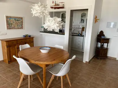 Una cocina o zona de cocina en Apartamento El Palmeral Aguadulce