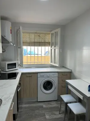 Una cocina o zona de cocina en Apartamento Aguadulce Playa