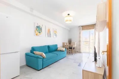 Zona de estar de apartamento Cabo de Gata