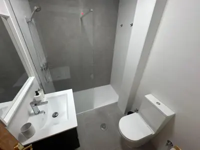 Un baño de apartamento Cabo de Gata
