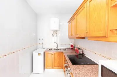 Una cocina o zona de cocina en apartamento Cabo de Gata