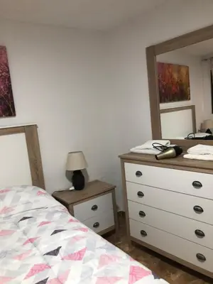 Cama o camas de una habitación en La Gloria