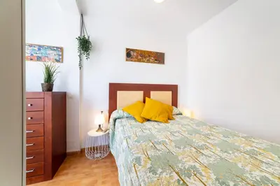 Cama o camas de una habitación en Apartamento El Cable