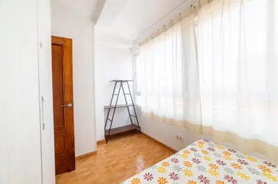 Cama o camas de una habitación en Apartamento El Cable