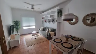 Zona de estar de Apartamento 50 m playa preciosa