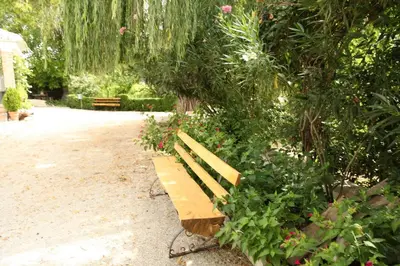 Jardín al aire libre en El Molino de Batán