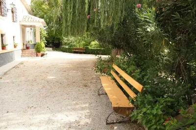 Jardín al aire libre en El Molino de Batán