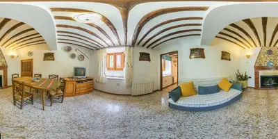 Zona de estar de El Molino de Batán