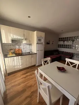 Una cocina o zona de cocina en Apartamentos Fénix