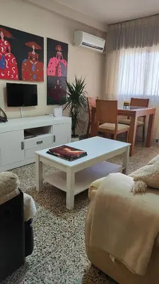 Una televisión o centro de entretenimiento en Casa KETIN