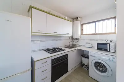 Una cocina o zona de cocina en Expoholidays- Corinto 4-G