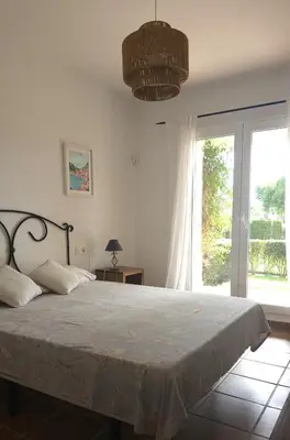 Cama o camas de una habitación en Doña Jimena
