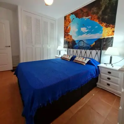 Cama o camas de una habitación en Naturista Natura World