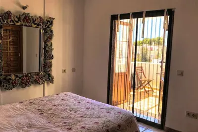Cama o camas de una habitación en Sea View Penthouse apartment
