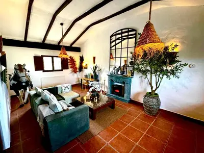 Zona de estar de MiLuna Oasis Suites