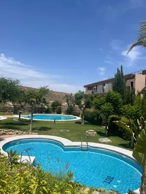 Piscina en o cerca de Apartamento Aloe 2 con terraza vistas al mar, Valle Del Este golf