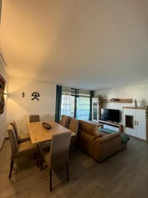Zona de estar de Apartamento Aloe 2 con terraza vistas al mar, Valle Del Este golf