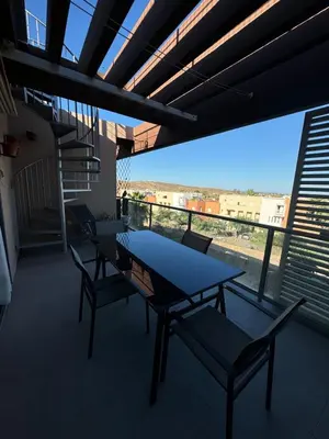 Un balcón o terraza de Apartamento Aloe 2 con terraza vistas al mar, Valle Del Este golf