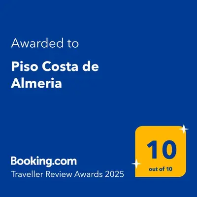 Certificado, premio, señal o documento que está expuesto en Piso Costa de Almeria Retamar