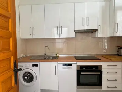 Una cocina o zona de cocina en Dúplex playa Las Marinas - Vera Playa