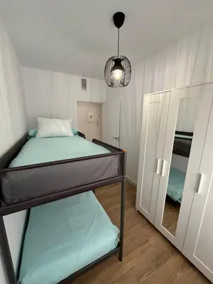 Cama o camas de una habitación en Apartamento San Antonio