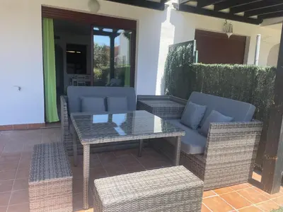 Zona de estar de APARTAMENTO BAJO TERRAZA URBANIZACION ACCESO DiRECTO PLAYA