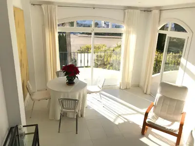 Un balcón o terraza de El Jardín del Camaleón